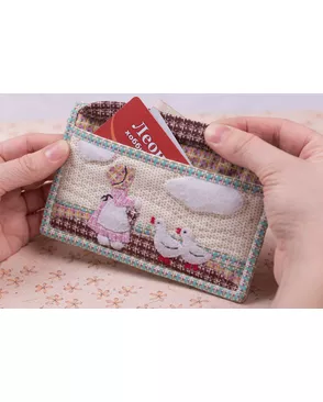Набор "PEPPY" ACS-0130 Кошелек "Девочка и гуси" арт. ГММ-9804-1-ГММ0063479