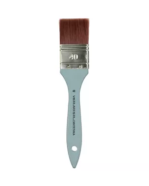 Кисти синтетика "VISTA-ARTISTA" 4023H-40 флейц 6 шт короткая ручка арт. ГММ-11863-1-ГММ0077145
