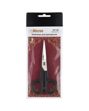 Ножницы "Micron" VIT-30 для рукоделия в чехле 125 мм арт. ГММ-101150-1-ГММ067865574874