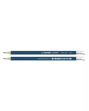 "Expert Complete" Карандаш чернографитный с ластиком ECP-02 ТМ (HB) 12 шт. арт. ГММ-15585-1-ГММ068400190654