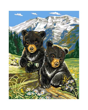 Канва/ткань с рисунком "Grafitec" серия 10.000 50 см х 40 см арт. ГММ-369-3-ГММ0047806