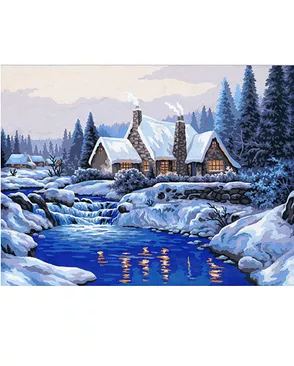 Канва/ткань с рисунком "Grafitec" серия 10.000 50 см х 40 см арт. ГММ-369-8-ГММ0058773