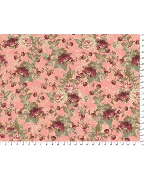 Ткани для пэчворка PEPPY ВИКТОРИАНСКИЕ РОЗЫ ФАСОВКА 50 x 55 см 146±5 г/кв.м 100% хлопок арт. ГММ-5656-12-ГММ0074788