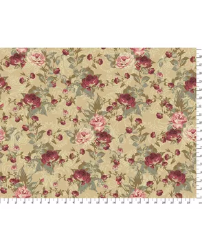 Ткани для пэчворка PEPPY ВИКТОРИАНСКИЕ РОЗЫ ФАСОВКА 50 x 55 см 146±5 г/кв.м 100% хлопок арт. ГММ-5656-22-ГММ0029919