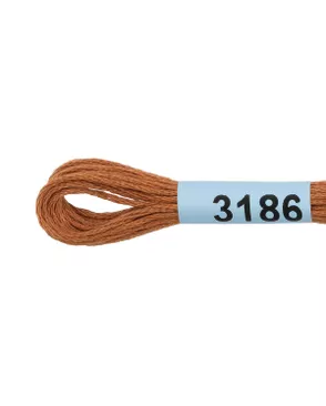 Нитки для вышивания мулине ( 3173-6115 ) 100% хлопок 24x8м арт. ГММ-7949-90-ГММ0020820