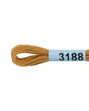 Нитки для вышивания мулине ( 3173-6115 ) 100% хлопок 24x8м арт. ГММ-7949-140-ГММ0011798