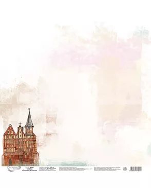 Бумага для скрапбукинга "Mr.Painter" PSR 190206 "Прогулки по России" 190 г/кв.м 30.5 x 30.5 см 10 шт. арт. ГММ-11529-4-ГММ0056044