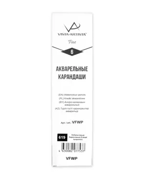 "VISTA-ARTISTA" VFWP Акварельный карандаш "Fine" 6 шт. арт. ГММ-100774-19-ГММ073480451744