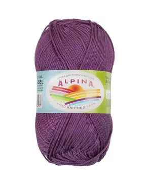 Пряжа ALPINA "ANABEL" 100% мерсеризованный хлопок 10 х 50 г 120 м ± 6 м арт. ГММ-101247-14-ГММ014087956152
