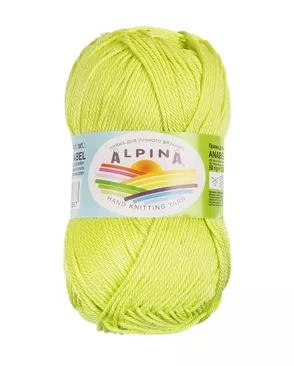 Пряжа ALPINA "ANABEL" 100% мерсеризованный хлопок 10 х 50 г 120 м ± 6 м арт. ГММ-101247-18-ГММ019236529732