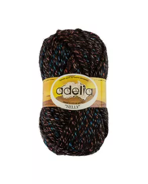 Пряжа ADELIA "NELLY" 70% шерсть, 30% акрил 5 х 100 г 100 м ± 5 м арт. ГММ-101377-17-ГММ021940486152