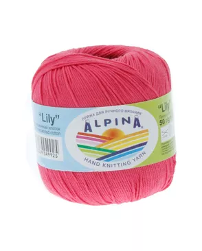Пряжа ALPINA "LILY" 100% мерсеризованный хлопок 10 х 50 г 175 м ± 5 м арт. ГММ-101431-17-ГММ019237199162