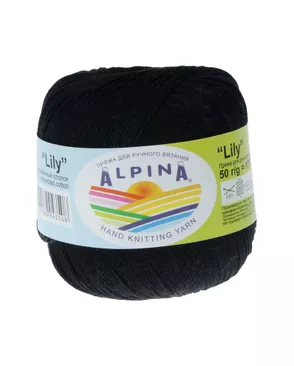 Пряжа ALPINA "LILY" 100% мерсеризованный хлопок 10 х 50 г 175 м ± 5 м арт. ГММ-101431-24-ГММ000606767442