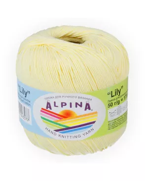 Пряжа ALPINA "LILY" 100% мерсеризованный хлопок 10 х 50 г 175 м ± 5 м арт. ГММ-101431-31-ГММ000606767722