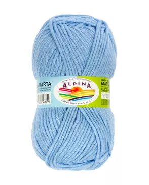 Пряжа ALPINA "MARTA" 100% тактифил 5 х 100 г 120 м ± 6 м арт. ГММ-102684-3-ГММ030372048152