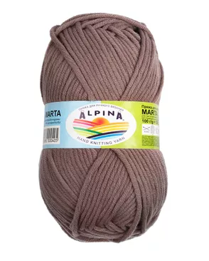 Пряжа ALPINA "MARTA" 100% тактифил 5 х 100 г 120 м ± 6 м арт. ГММ-102684-26-ГММ067817628514