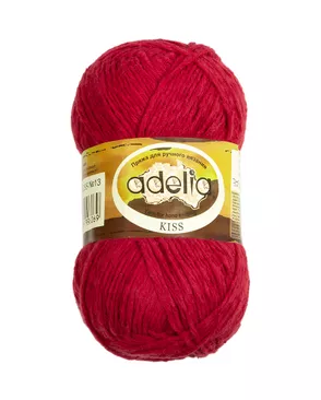 Пряжа ADELIA "KISS" 100% полиэстер 10 х 50 г 145 м ± 7 м арт. ГММ-103533-14-ГММ068348319254