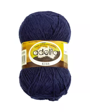 Пряжа ADELIA "KISS" 100% полиэстер 10 х 50 г 145 м ± 7 м арт. ГММ-103533-19-ГММ068348329894