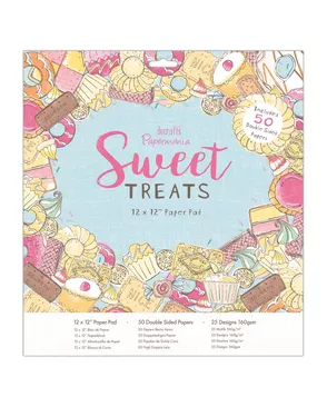 Набор бумаги для скрапбукинга двухсторонней "SWEET TREATS" арт. ГЕЛ-32553-1-ГЕЛ0184127