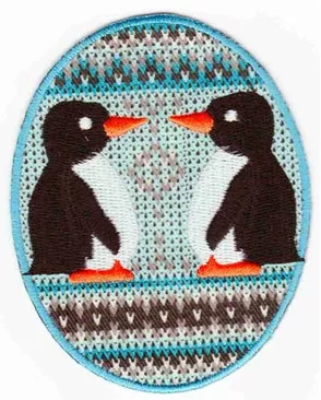 Термоаппликация HKM "Bgelfleck mit zwei Pinguinen" арт. ГЕЛ-4197-1-ГЕЛ0085810