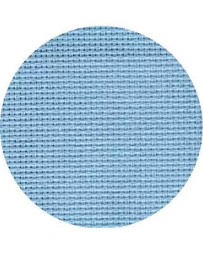 Канва мелкая №851 (956) (10смх60кл) (100%Хл) шир.150 см цв.177 голубой арт. МГ-33771-1-МГ0245181