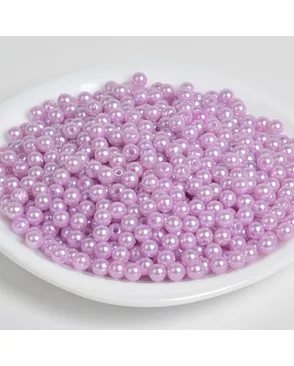Бусины MAGIC 4 HOBBY круглые перламутр 6мм цв.092 сиреневый уп.50г (483шт) арт. МГ-119572-1-МГ0750163