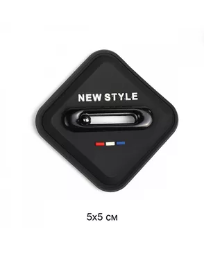 Аппликация пришивная New Style 5х5см цв.черная основа уп.10шт арт. МГ-116881-1-МГ0962645