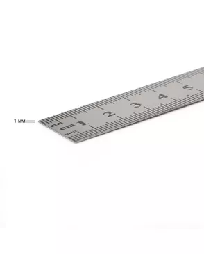 Линейка стальная Maxwell 100 см, 1.0 мм, ПВХ чехол арт. МГ-124520-1-МГ0989667