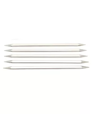 Спицы чулочные Knit Pro 12133 Nova cubics 6мм/20см, никелированная латунь, серебристый, 5шт арт. МГ-19766-1-МГ0181924
