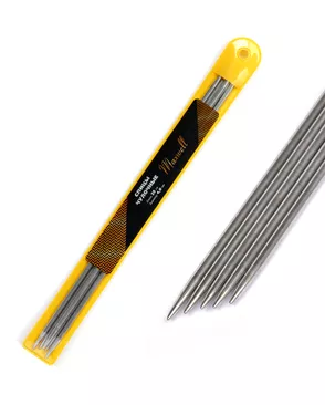 Спицы для вязания чулочные Maxwell Gold, металл д.4,0мм/25см (5шт) арт. МГ-44111-1-МГ0529988