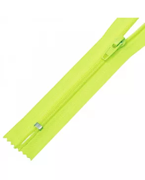 Молния MaxZipper пласт. спираль №5-N 18см н/р цв.F229 ярк.салатовый арт. МГ-88847-1-МГ0774965
