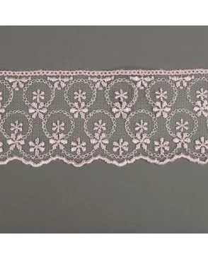 Кружево на сетке KRUZHEVO ш.6см (05 розовая пудра) арт. МГ-110618-1-МГ0965939
