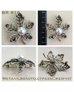 Броши BR 816 арт. МБ-264-1-МБ00000234630