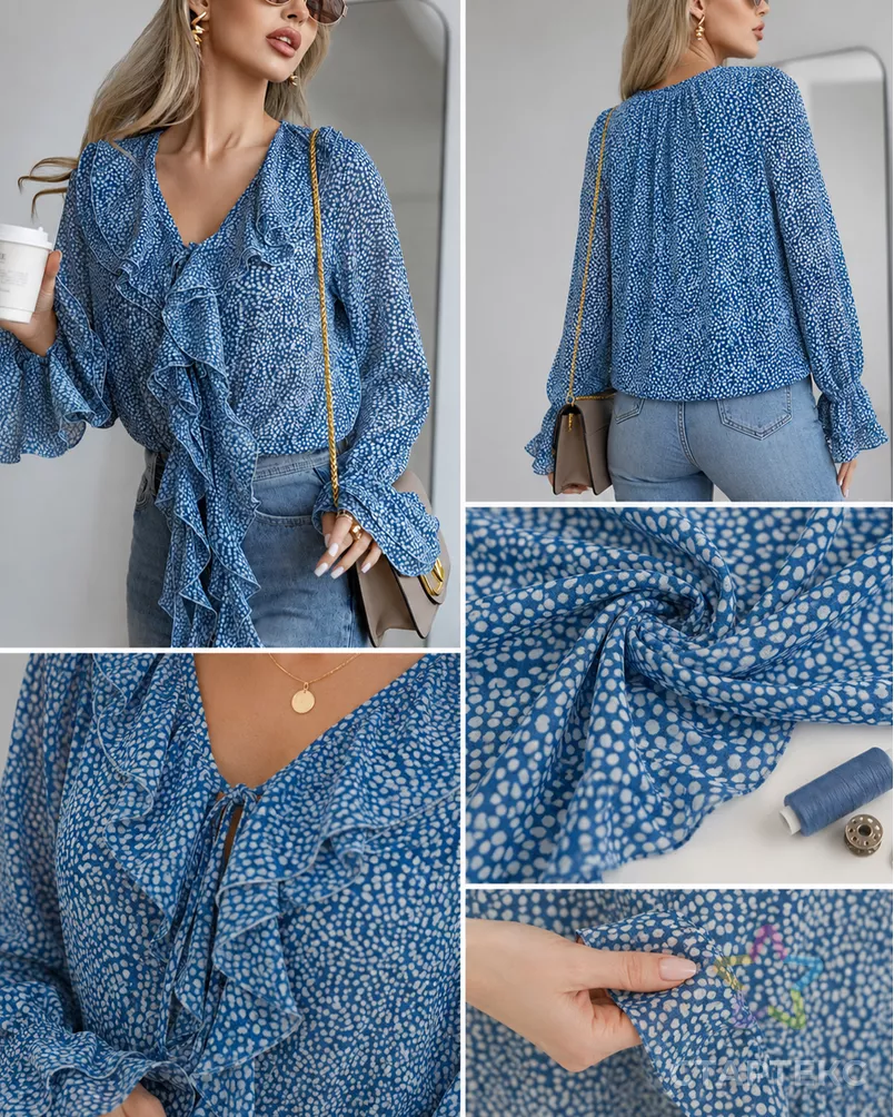 Креп-шифон Монако арт. КШП-289-2-20411.141 - рис. 6