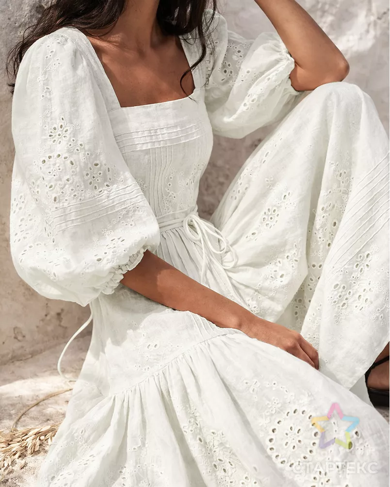 Лен с вышивкой Ветта арт. ШТЕ-283-4-24553.004 - рис. 2