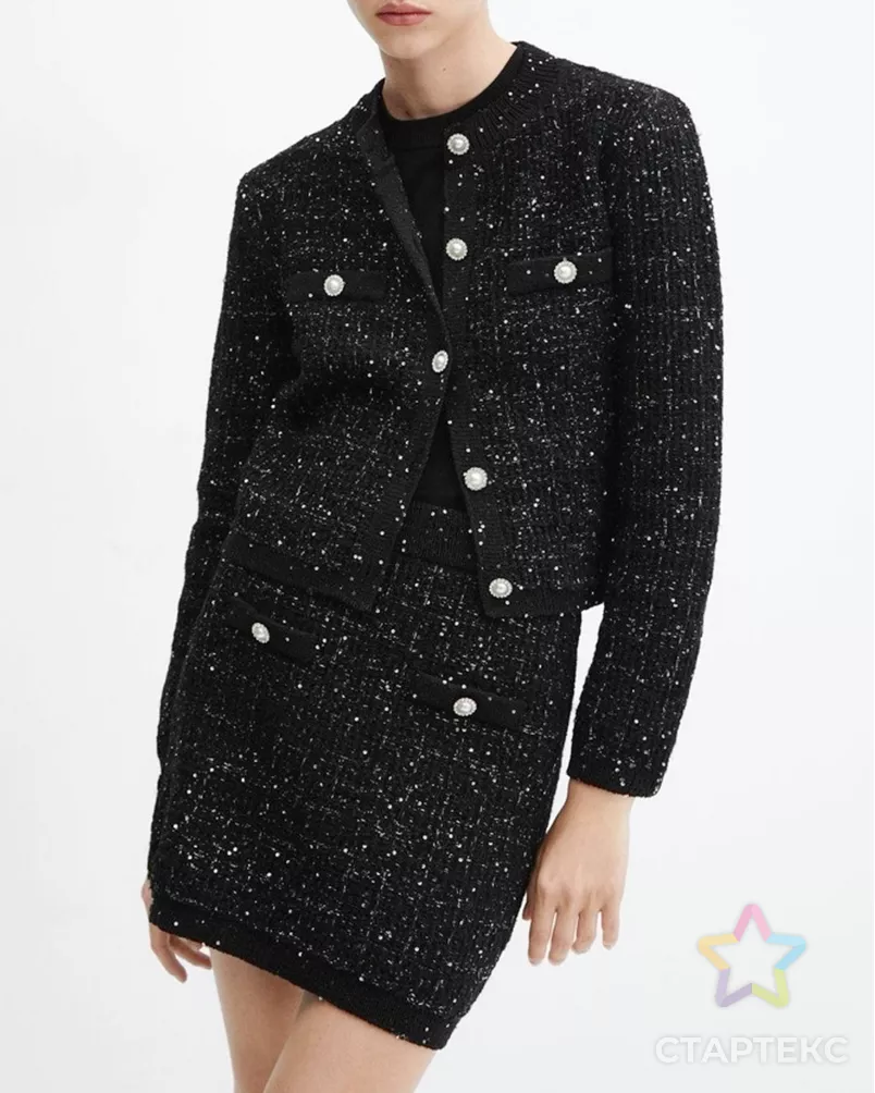 Букле с люрексом  Одри арт. БК-516-1-24598.001 - рис. 10