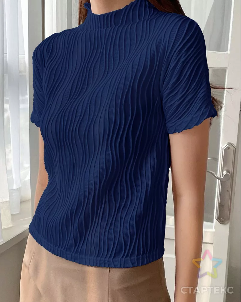 Шифон  плиссе Фреди арт. ШГФ-1-3-25343.003 - рис. 2
