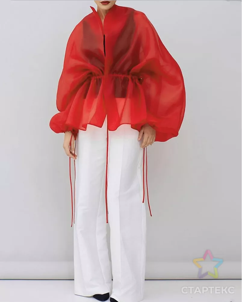 Органза крэш Сияние арт. ОРО-2-3-25347.003 - рис. 3