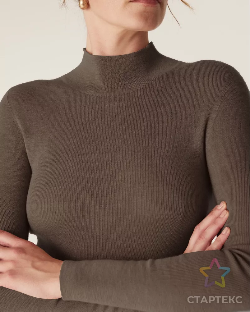 Вязанный трикотаж  Аня с начесом арт. ТСН-2-4-25979.004 - рис. 2
