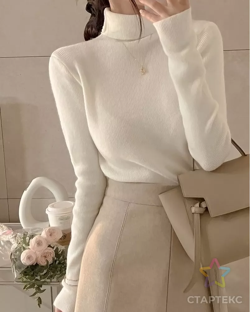 Вязанный трикотаж  Аня с начесом арт. ТСН-2-5-25979.005 - рис. 3