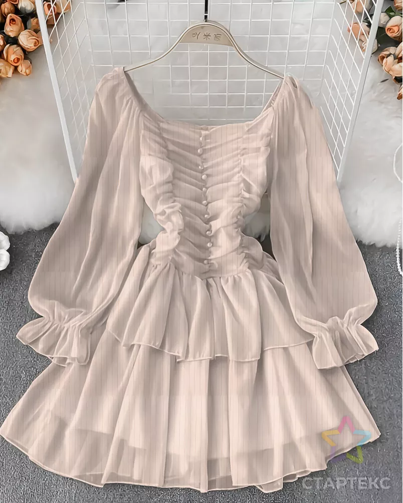 Шифон-крэш с люрексом арт. ШКР-78-3-22100.003 - рис. 2