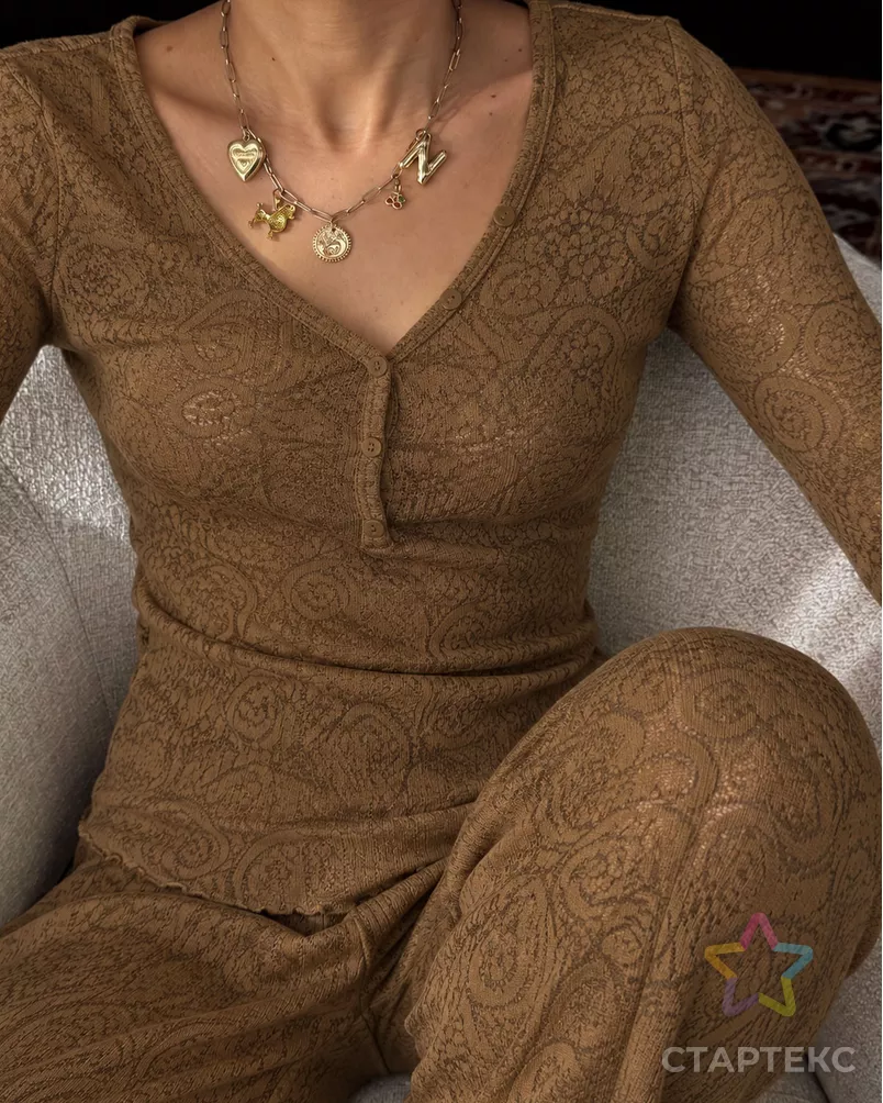 Трикотаж жаккард Кей арт. ТПЛ-17-2-27214.002 - рис. 2