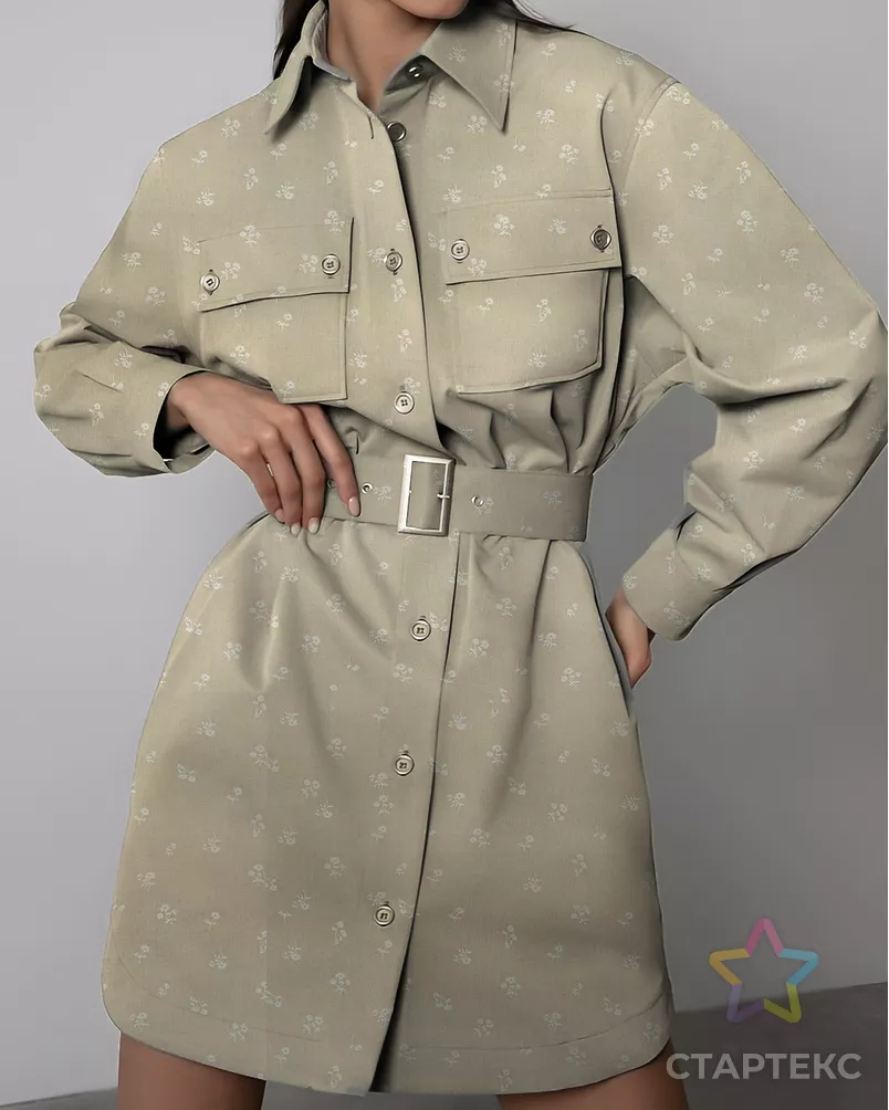 Лен-вискоза принт арт. ЛН-379-3-27320.010 - рис. 2