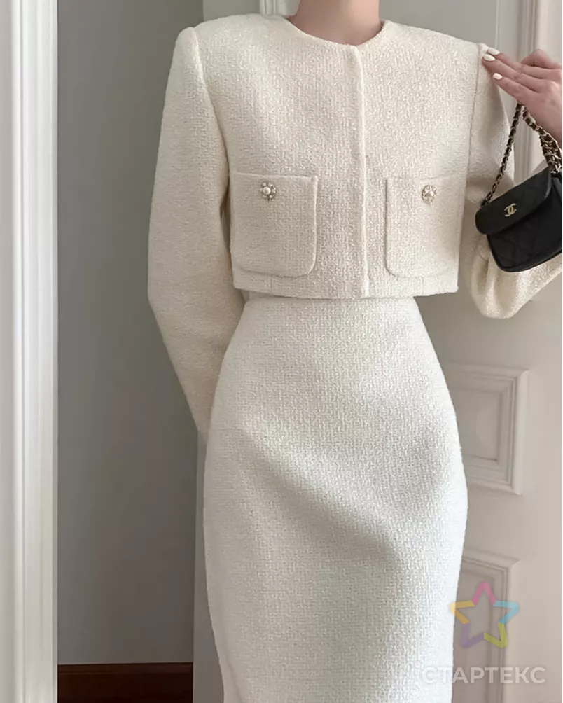Букле Шанти с пайеткой арт. БК-518-3-24596.003 - рис. 3