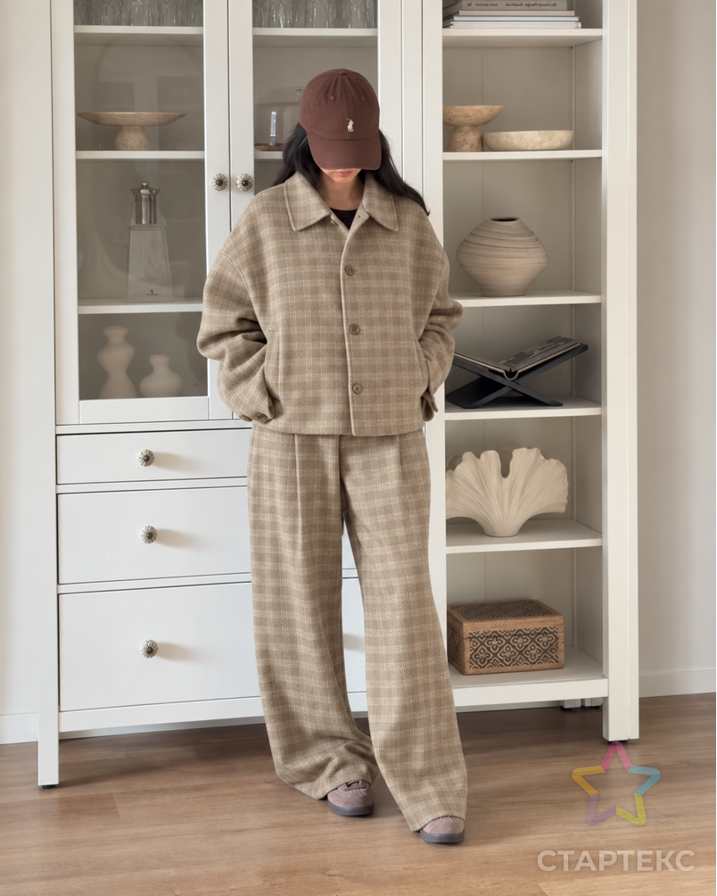 Джерси жаккард Лесси клетка арт. ТДЖ-718-1-27204.005 - рис. 2