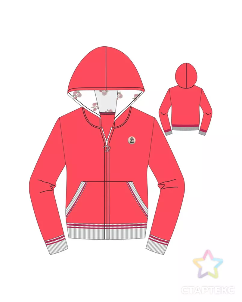 Выкройка: толстовка арт. ВКК-2387-16-ВП0158 - рис. 4
