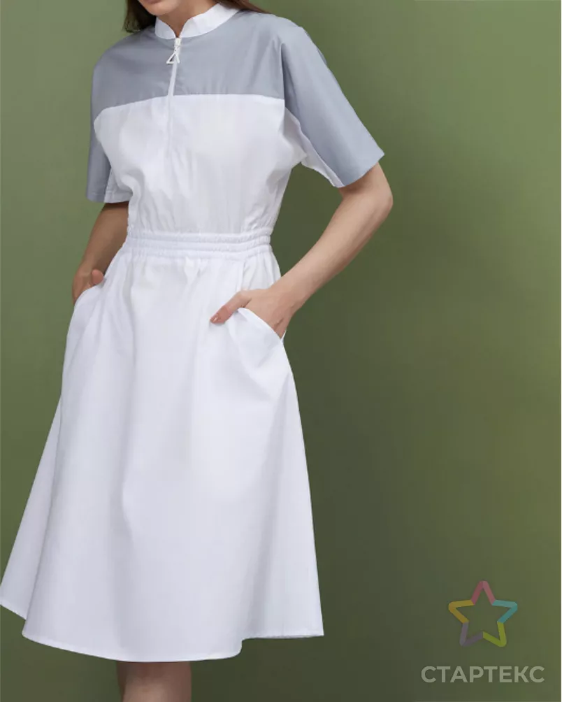 Выкройка: платье-халат медицинский № 30 арт. ВКК-3208-12-ВП0885 - рис. 1