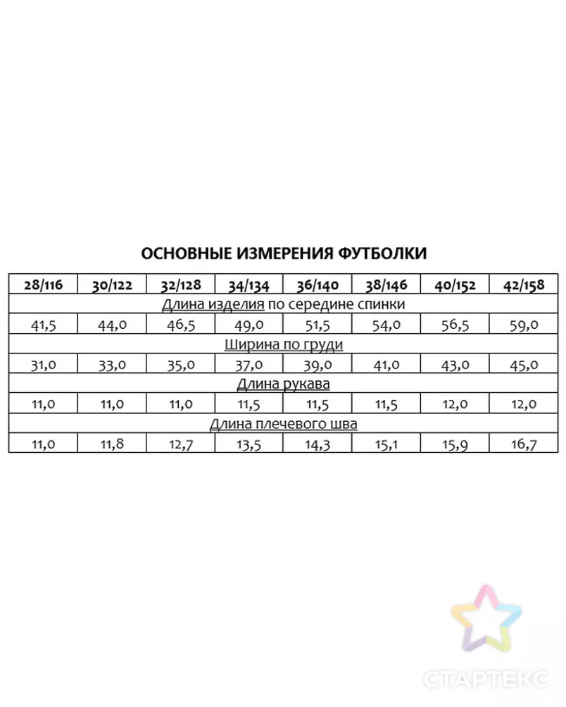 Выкройка: футболка детская_226 арт. ВКК-4376-2-ВП1274 - рис. 5