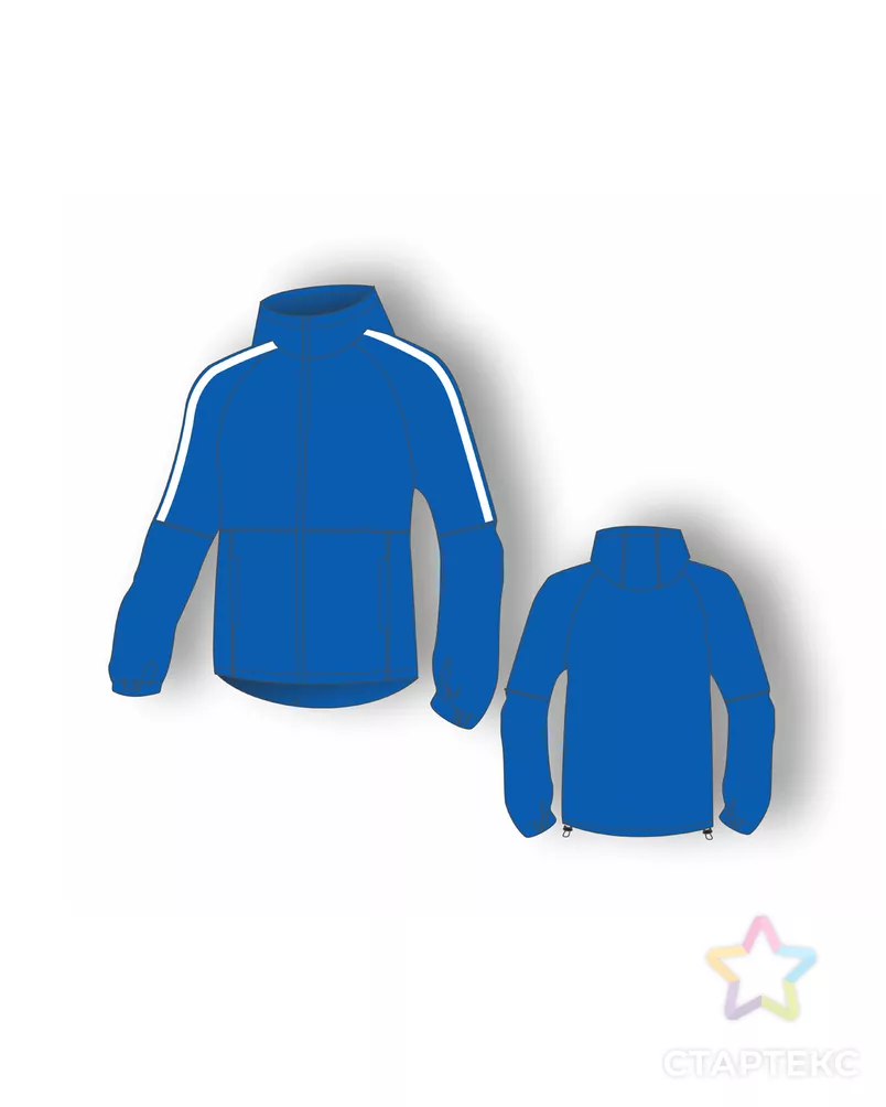 Выкройка: куртка мужская № 10 арт. ВКК-3180-15-ВП0857 - рис. 3
