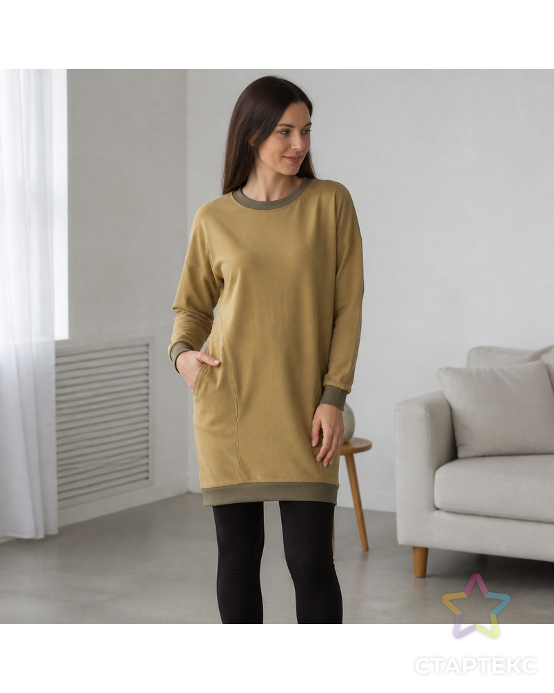 Выкройка: трикотажная туника арт. ВКК-3917-4-ЛК0002037 - рис. 3
